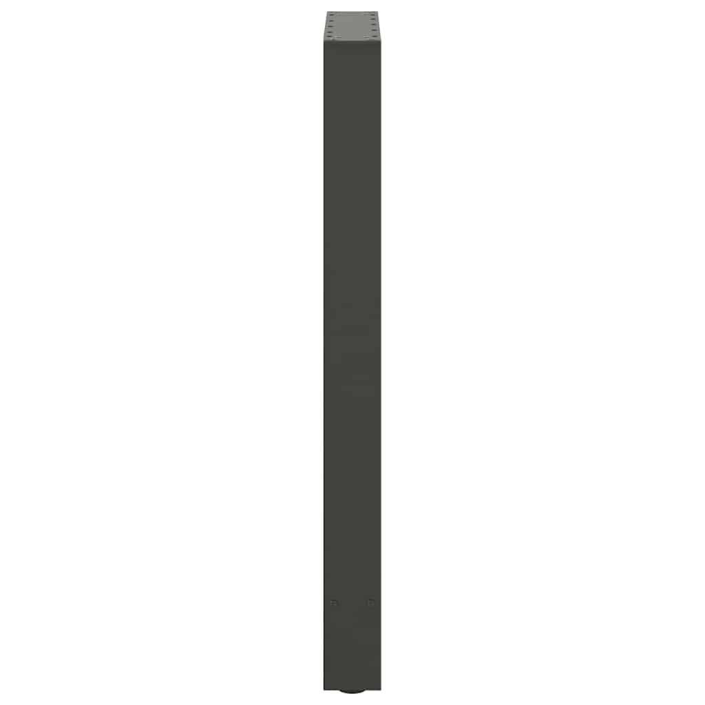 vidaXL Nogi do stołu barowego Antracyt 2 szt. 50x(90-91) cm Stal