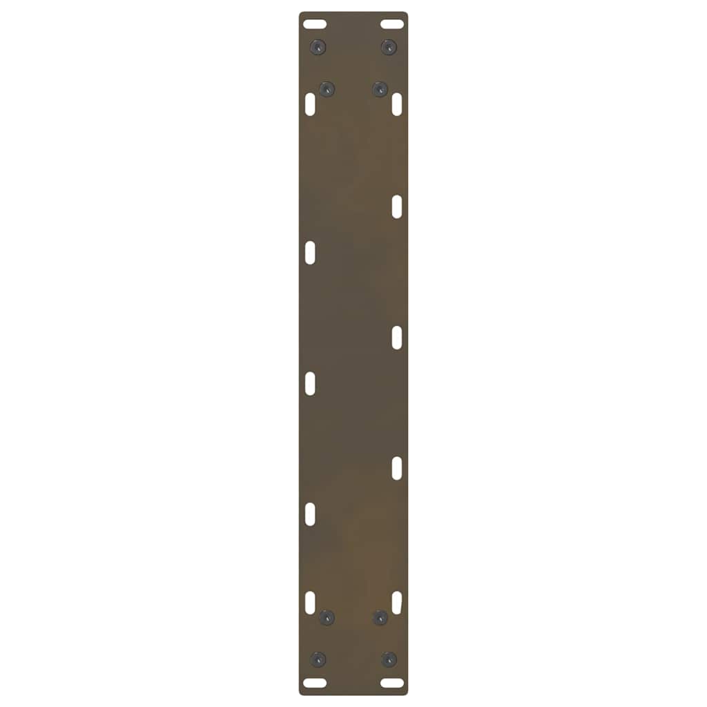 vidaXL Nogi do stołu barowego Naturalna stal 2 szt. 50x(90-91) cm Stal