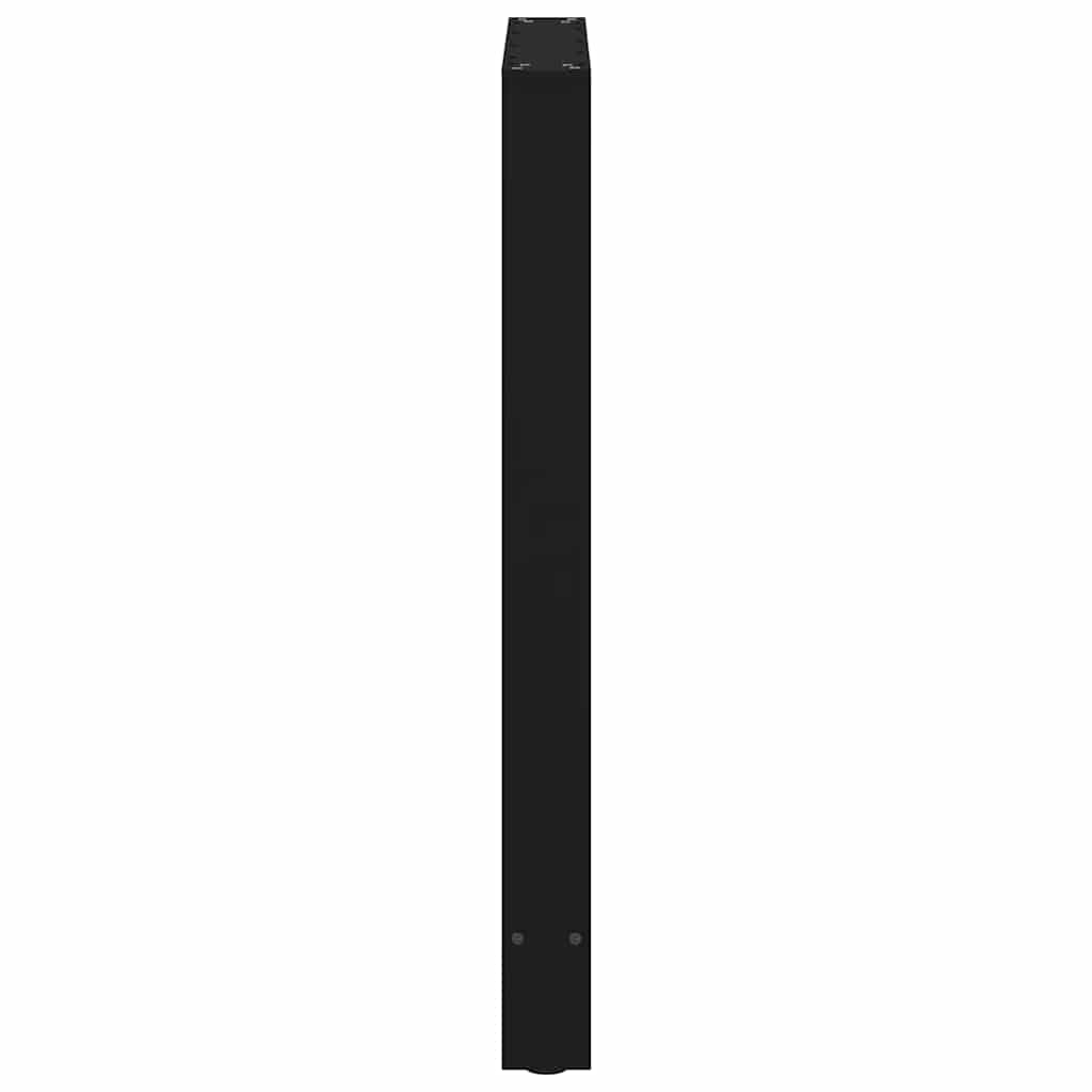 vidaXL Nogi do stołu barowego czarne 2 szt. 60x(90-91) cm stal