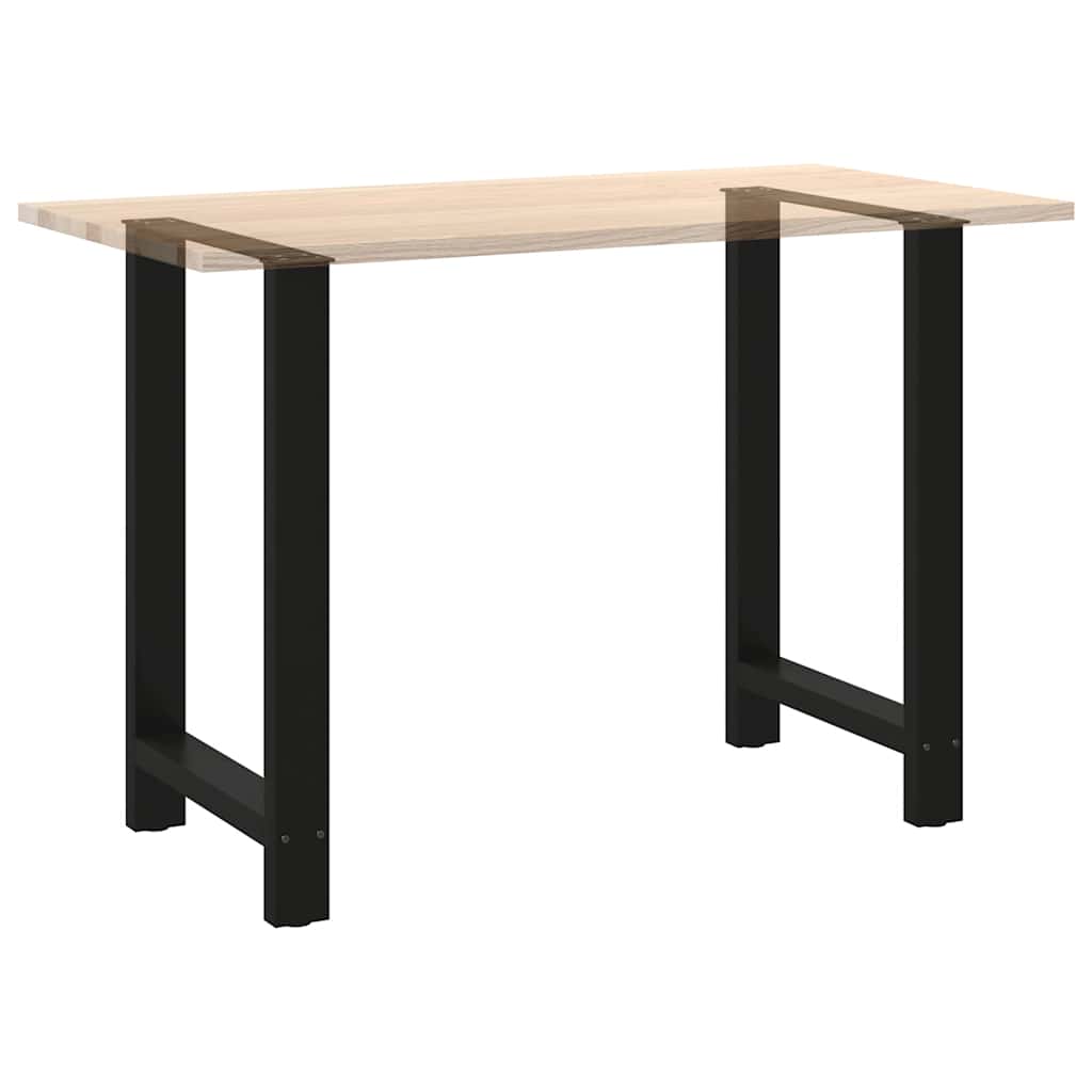 vidaXL Nogi do stołu barowego czarne 2 szt. 60x(90-91) cm stal