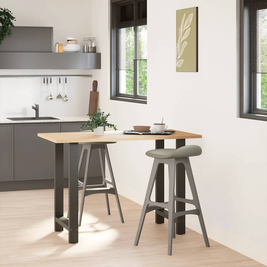 vidaXL Nogi do stołu barowego Antracyt 2 szt. 60x(90-91) cm Stal