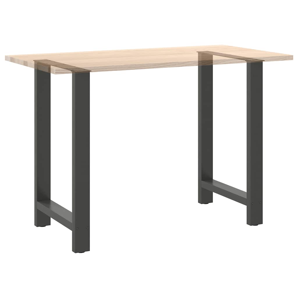 vidaXL Nogi do stołu barowego Antracyt 2 szt. 60x(90-91) cm Stal