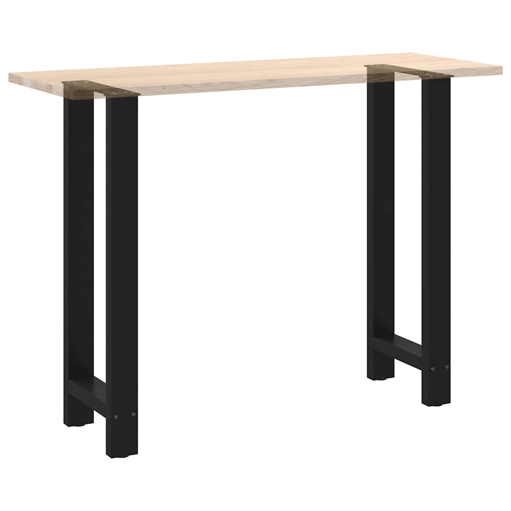vidaXL Nogi do stołu barowego czarne 2 szt. 40x(100-101) cm stal