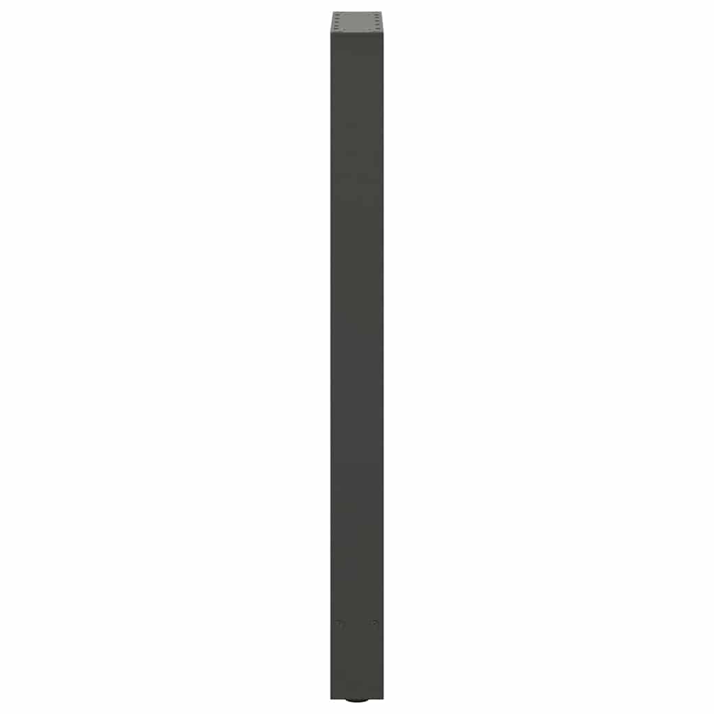 vidaXL Nogi do stołu barowego Antracyt 2 szt. 40x(100-101) cm Stal