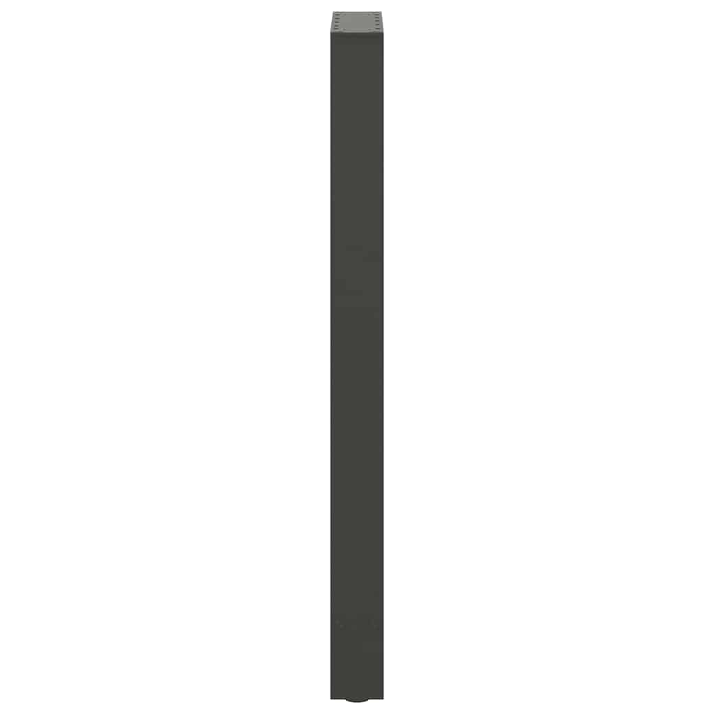 vidaXL Nogi do stołu barowego Antracyt 2 szt. 50x(100-101) cm Stal