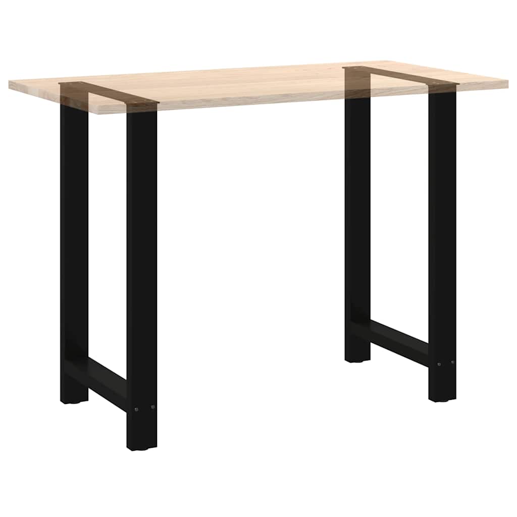 vidaXL Nogi do stołu barowego czarne 2 szt. 60x(100-101) cm stal