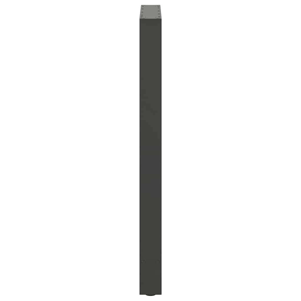 vidaXL Nogi do stołu barowego Antracyt 2 szt. 60x(100-101) cm Stal