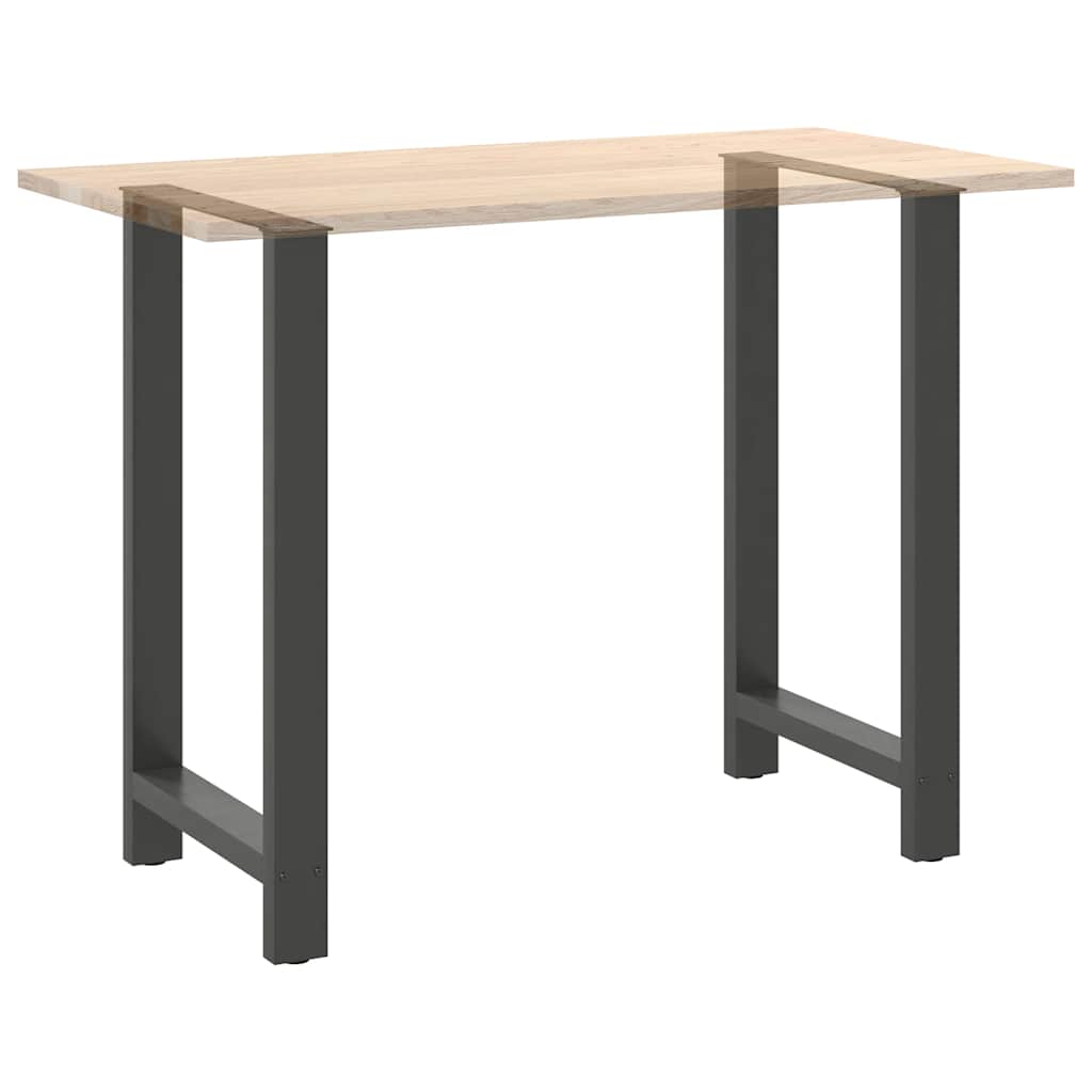 vidaXL Nogi do stołu barowego Antracyt 2 szt. 60x(100-101) cm Stal