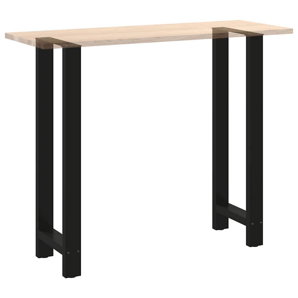vidaXL Nogi do stołu barowego czarne 2 szt. 40x(110-111) cm stal