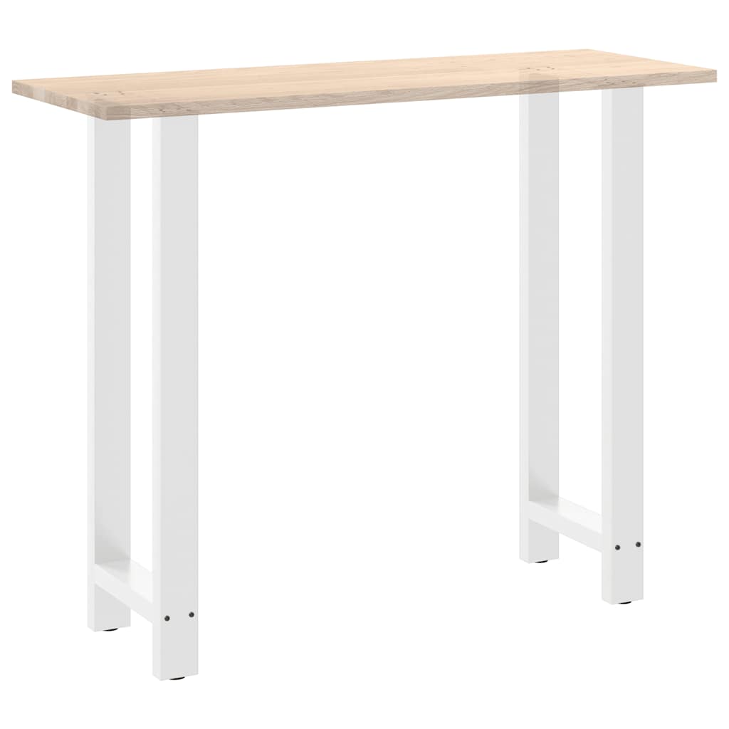 vidaXL Nogi do stołu barowego białe 2 szt. 40x(110-111) cm stal