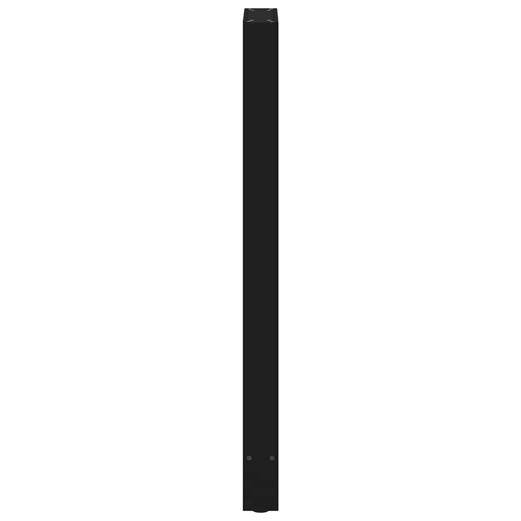 vidaXL Nogi do stołu barowego czarne 2 szt. 50x(110-111) cm stal