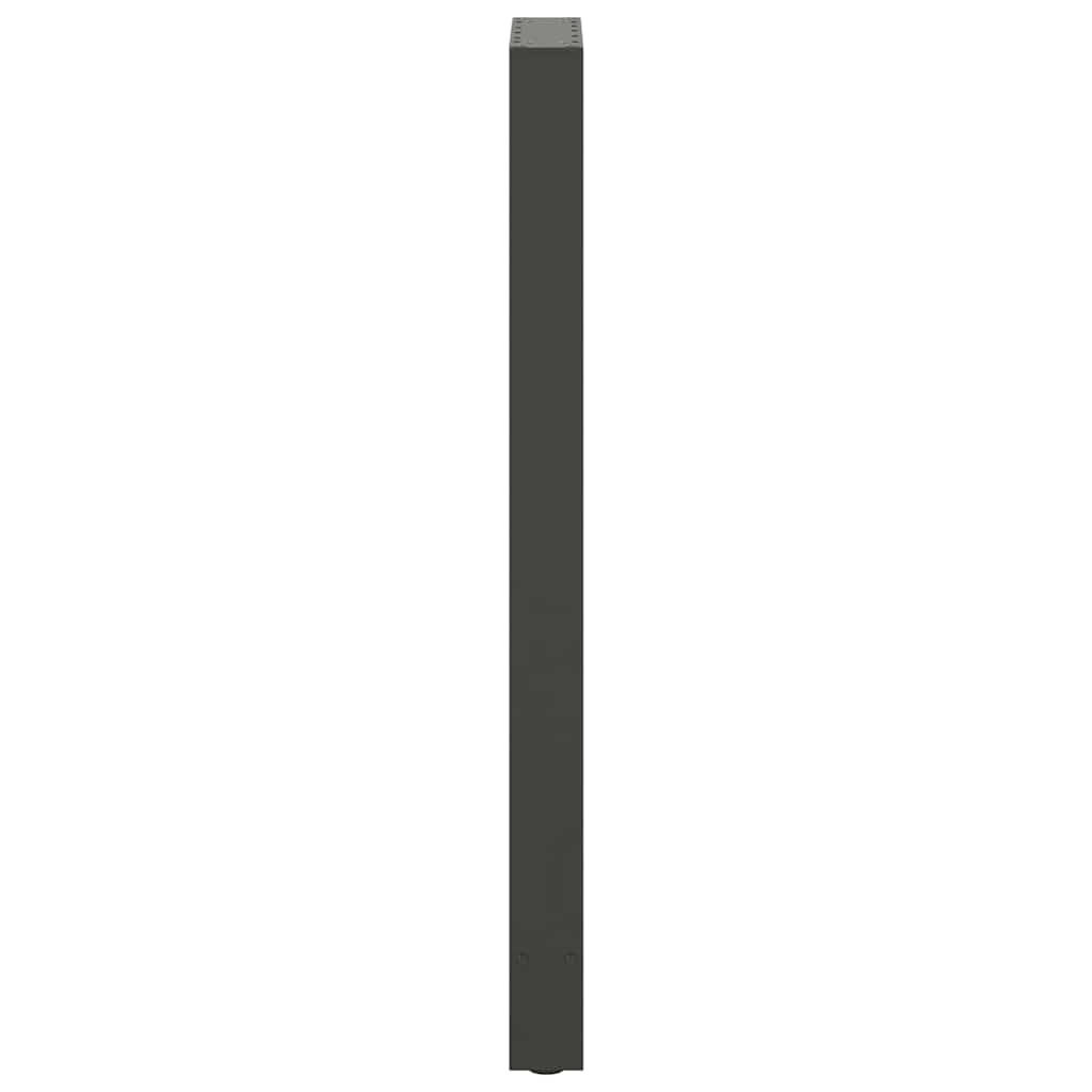 vidaXL Nogi do stołu barowego Antracyt 2 szt. 50x(110-111) cm Stal