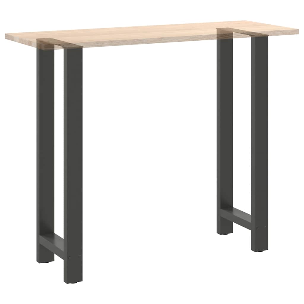 vidaXL Nogi do stołu barowego Antracyt 2 szt. 50x(110-111) cm Stal