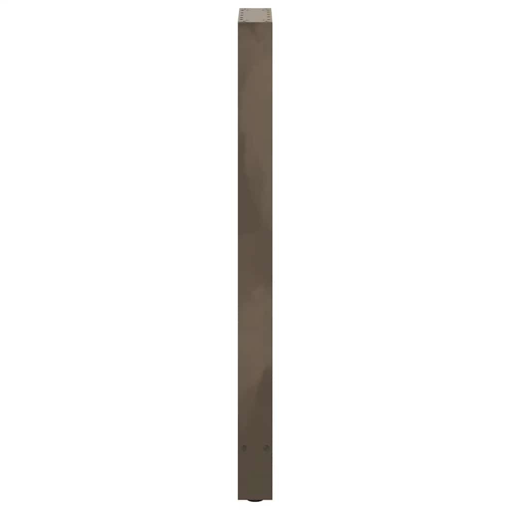 vidaXL Nogi do stołu barowego Naturalna stal 2 szt. 50x(110-111) cm Stal