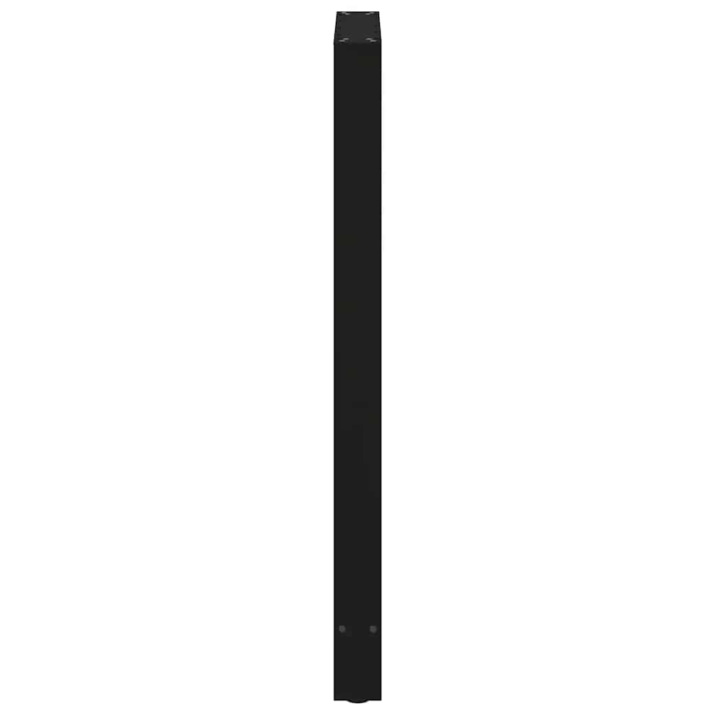 vidaXL Nogi do stołu barowego czarne 2 szt. 60x(110-111) cm stal