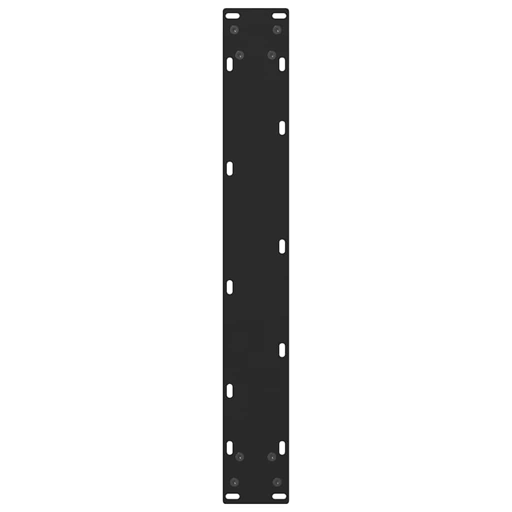 vidaXL Nogi do stołu barowego czarne 2 szt. 60x(110-111) cm stal