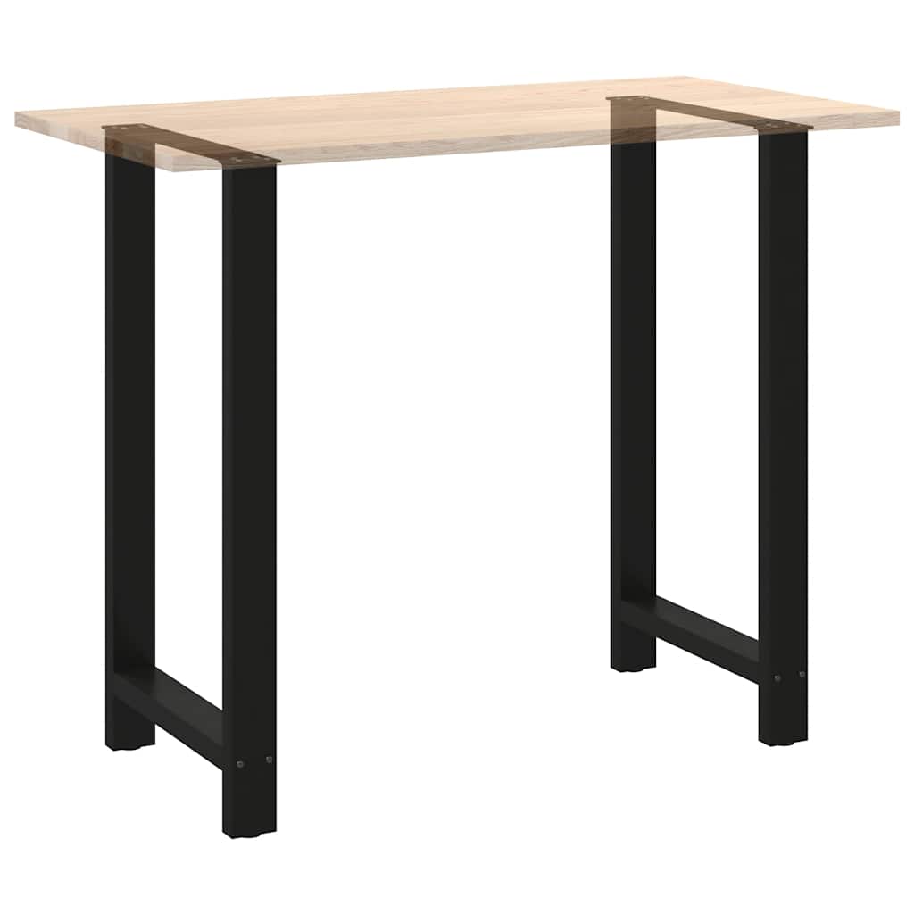 vidaXL Nogi do stołu barowego czarne 2 szt. 60x(110-111) cm stal