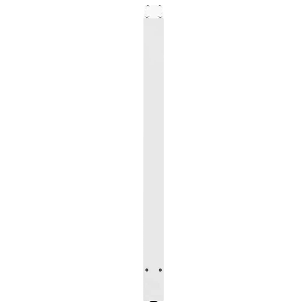 vidaXL Nogi do stołu barowego białe 2 szt. 60x(110-111) cm stal