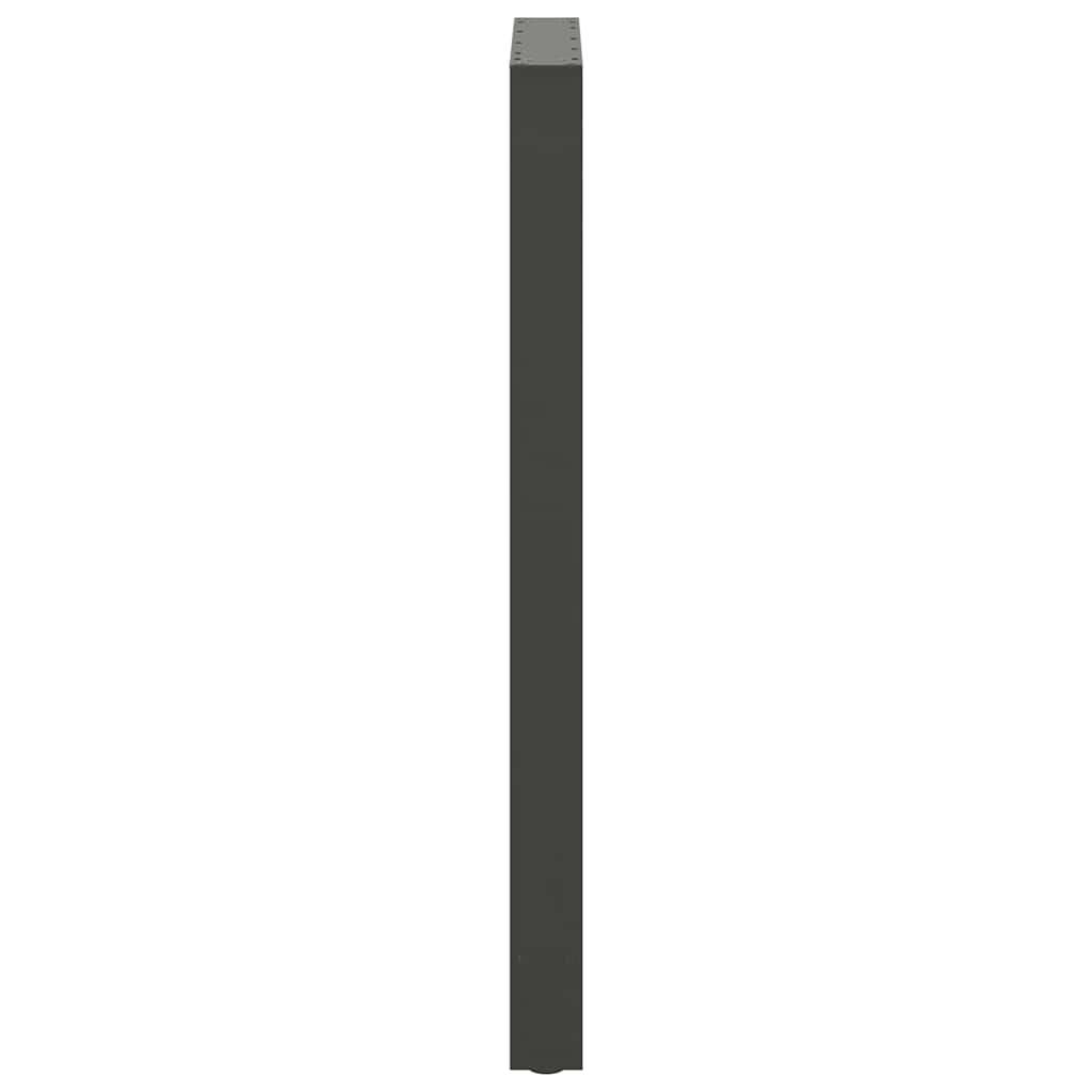 vidaXL Nogi do stołu barowego Antracyt 2 szt. 60x(110-111) cm Stal