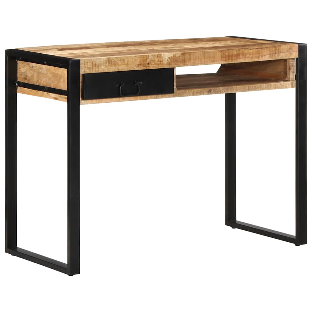 vidaXL Biurko 100x50x75 cm lite drewno surowe mango