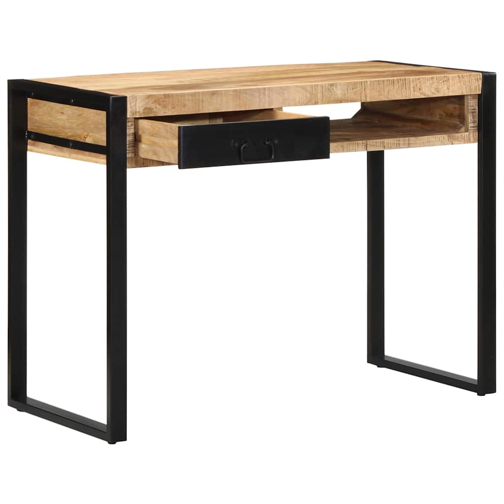 vidaXL Biurko 100x50x75 cm lite drewno surowe mango