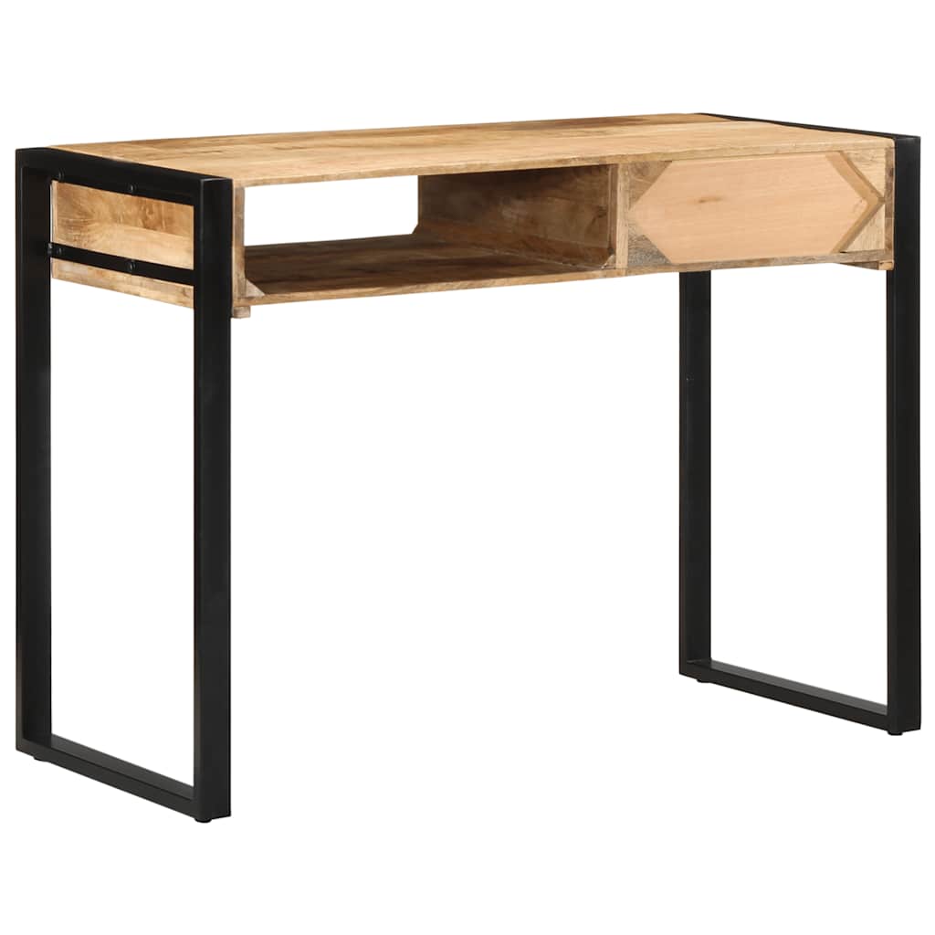 vidaXL Biurko 100x50x75 cm lite drewno surowe mango