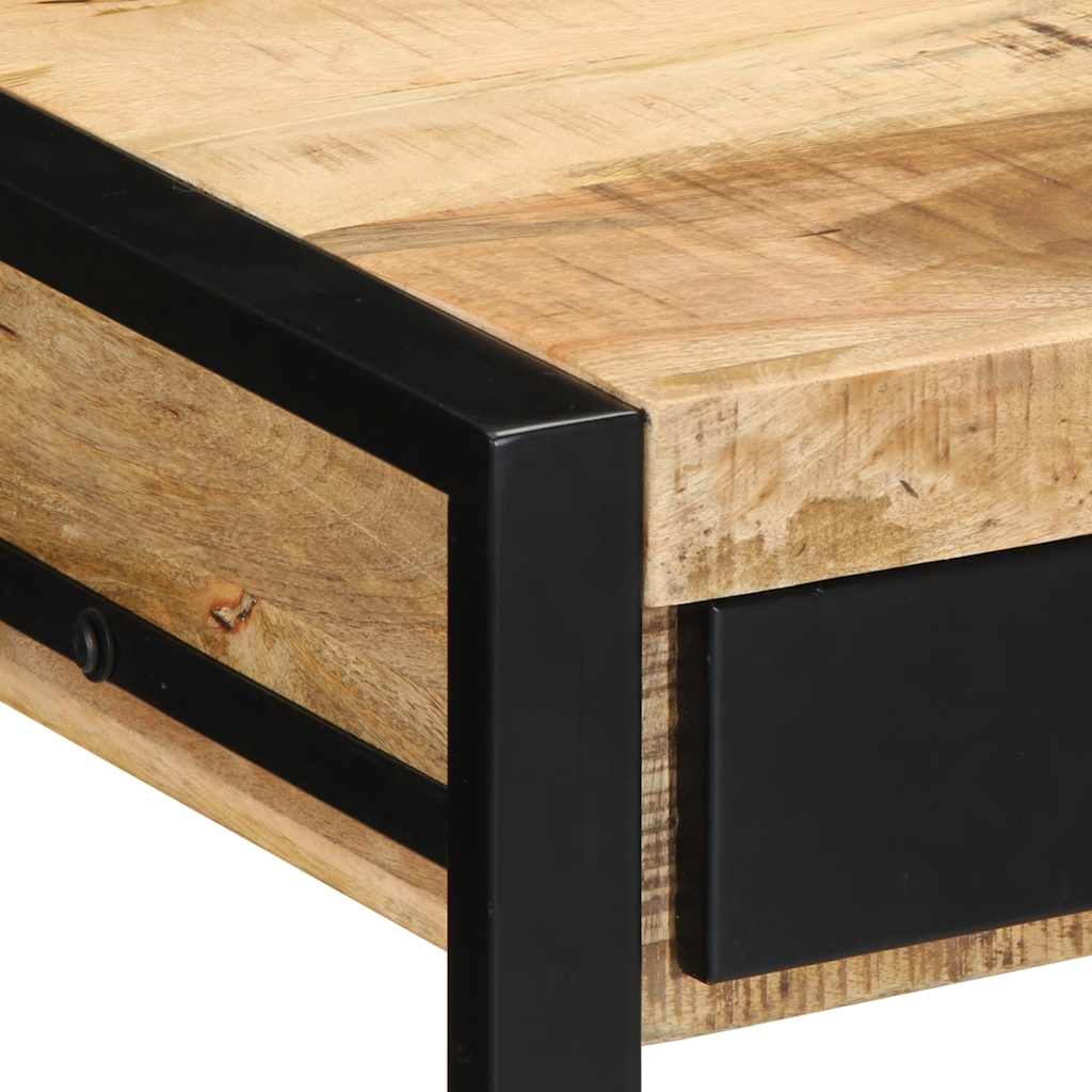 vidaXL Biurko 100x50x75 cm lite drewno surowe mango