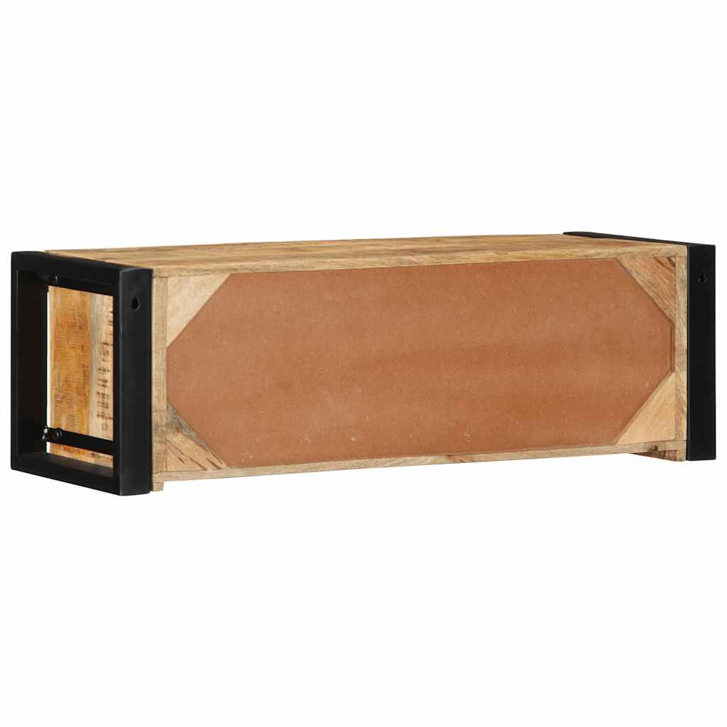 vidaXL Szafka RTV 80x30x25 cm lite drewno surowe mango