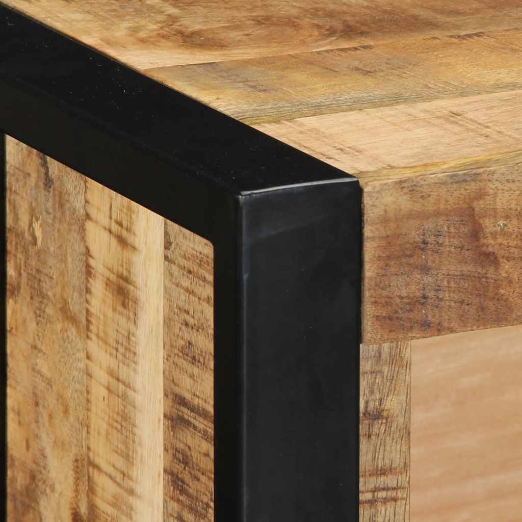 vidaXL Szafka RTV 80x30x25 cm lite drewno surowe mango