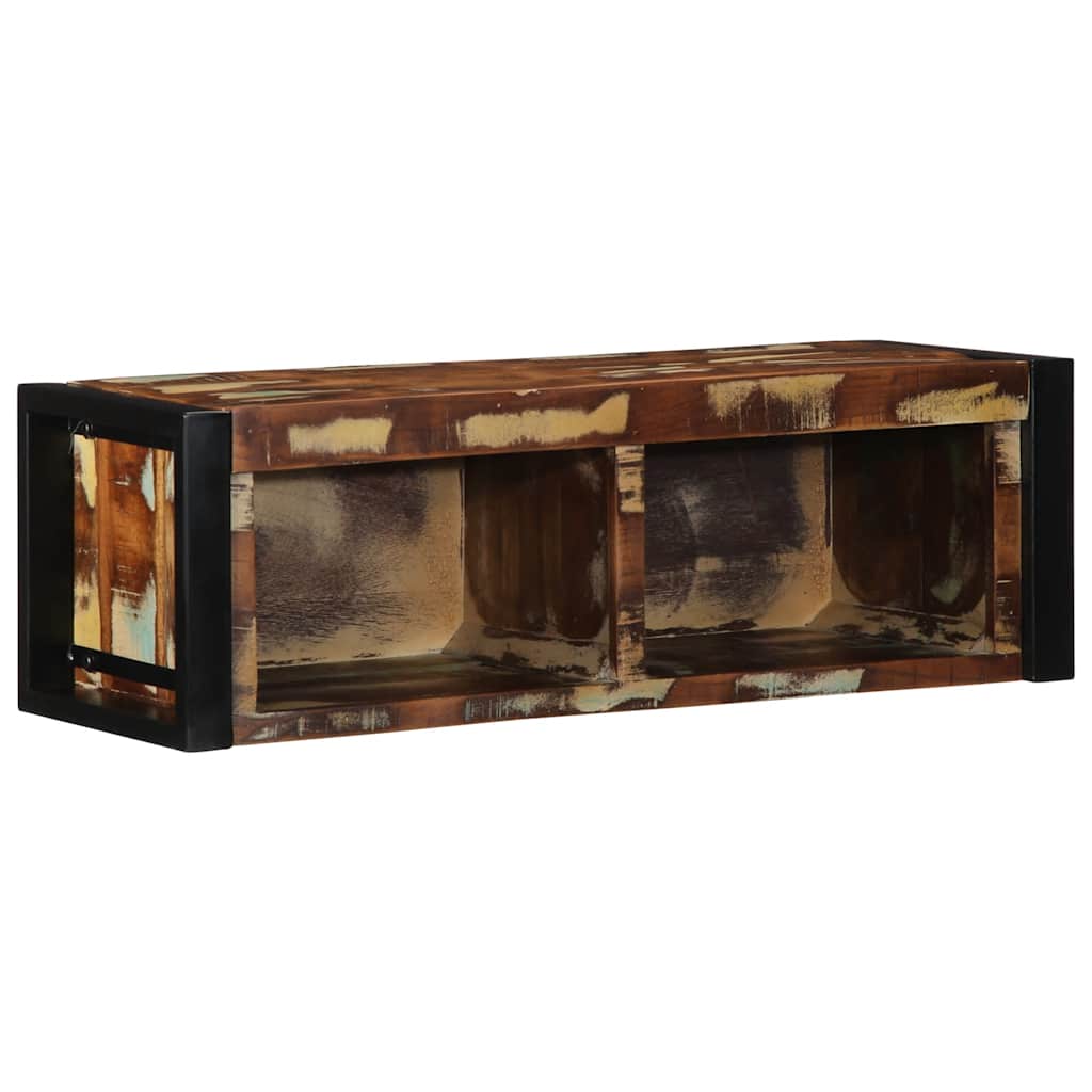 vidaXL Szafka RTV wielokolorowa 80x30x25 cm lite drewno odzyskane