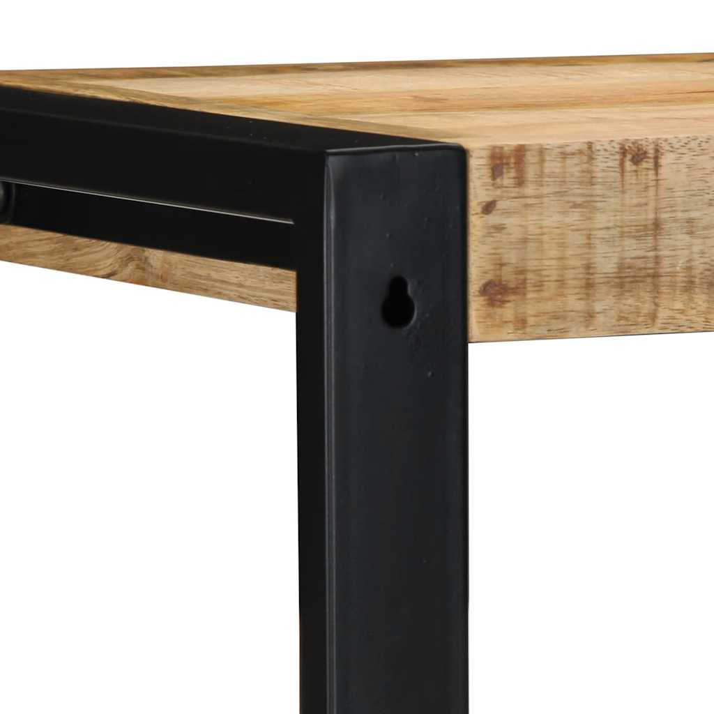 vidaXL Półka ścienna 35x35x100 cm lite drewno surowe mango