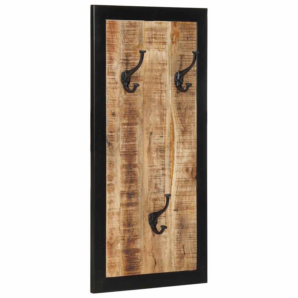 vidaXL Wieszak na ubrania 40x2x80 cm lite drewno surowe mango