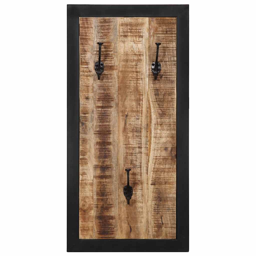 vidaXL Wieszak na ubrania 40x2x80 cm lite drewno surowe mango