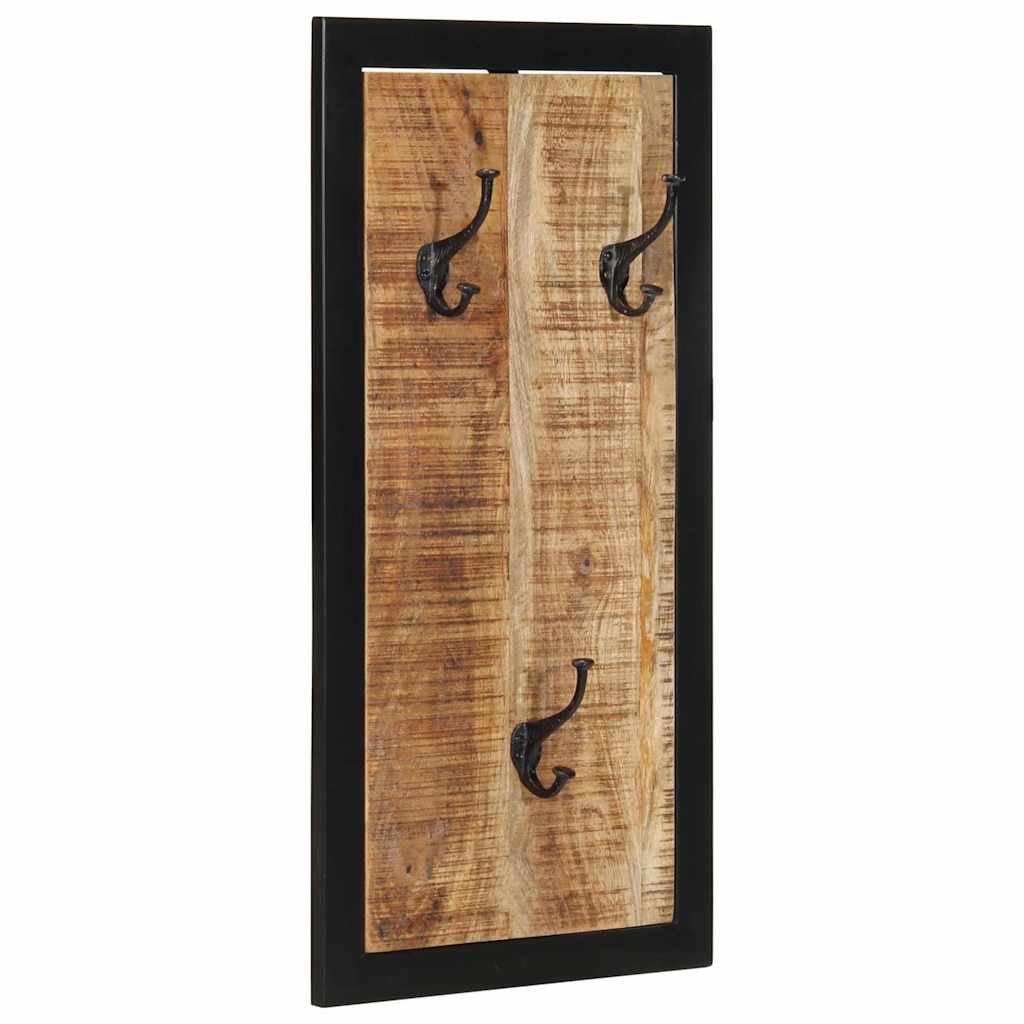 vidaXL Wieszak na ubrania 40x2x80 cm lite drewno surowe mango