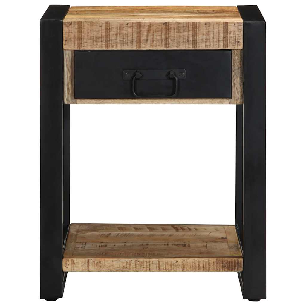 vidaXL Stolik pomocniczy 40x40x50 cm lite drewno surowe mango