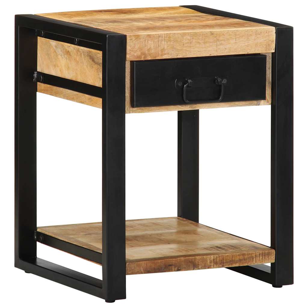 vidaXL Stolik pomocniczy 40x40x50 cm lite drewno surowe mango
