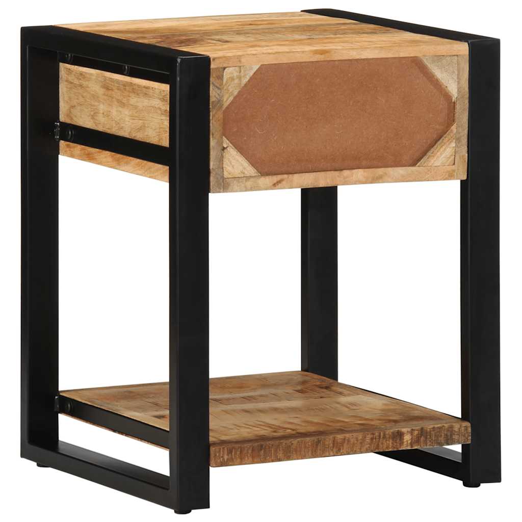 vidaXL Stolik pomocniczy 40x40x50 cm lite drewno surowe mango