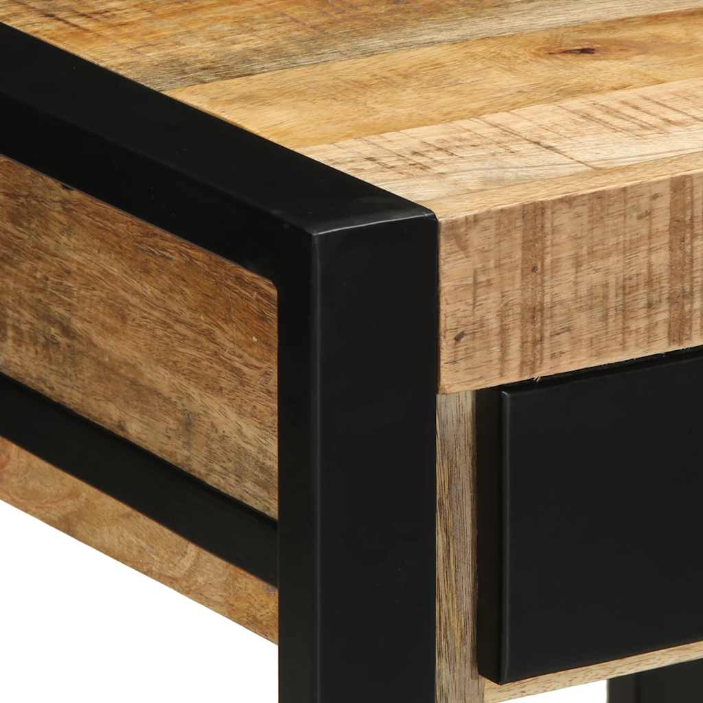 vidaXL Stolik pomocniczy 40x40x50 cm lite drewno surowe mango