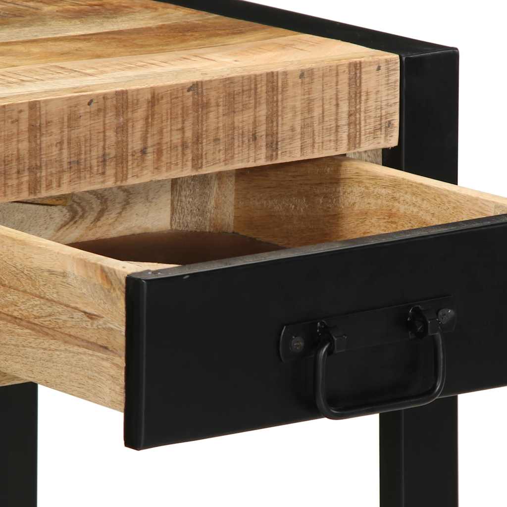 vidaXL Stolik pomocniczy 40x40x50 cm lite drewno surowe mango
