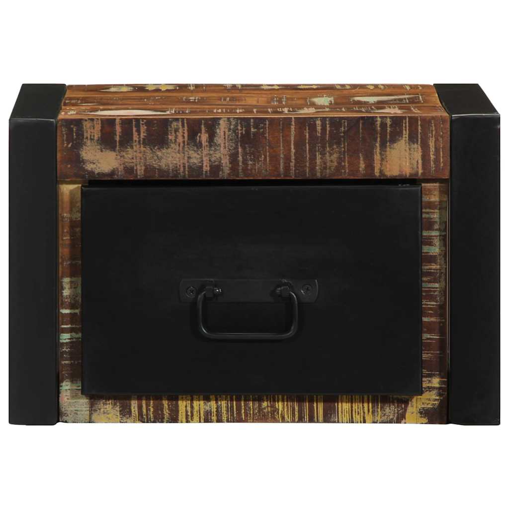 vidaXL Szafka nocna wielokolorowa 40x35x25 cm lite drewno odzyskane