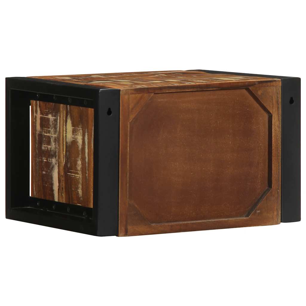 vidaXL Szafka nocna wielokolorowa 40x35x25 cm lite drewno odzyskane