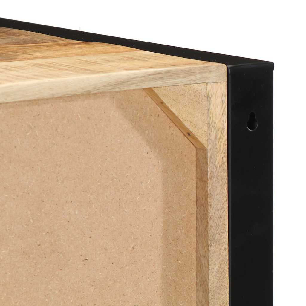 vidaXL Szafki nocne 2 szt. 40x35x25 cm Drewno lite surowe Mango