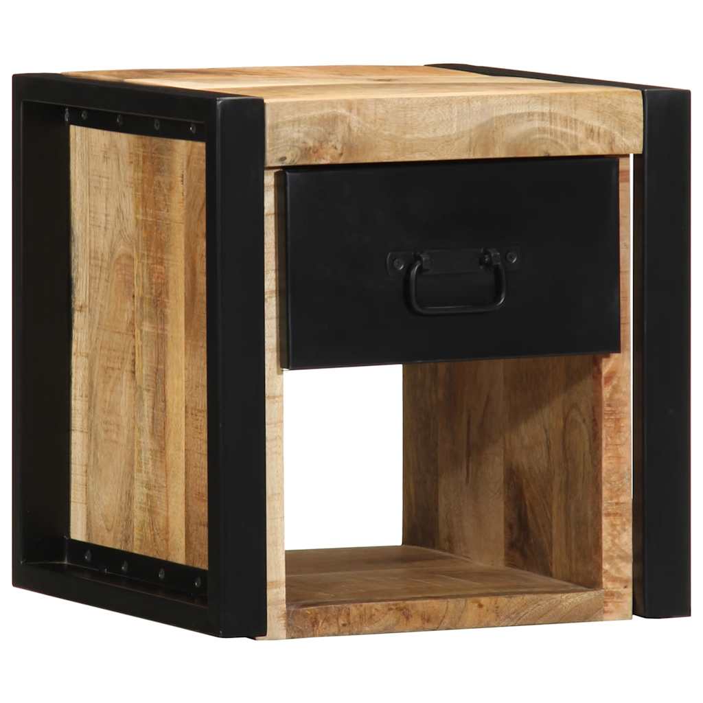 vidaXL Szafka nocna 40x35x40 cm lite drewno surowe mango