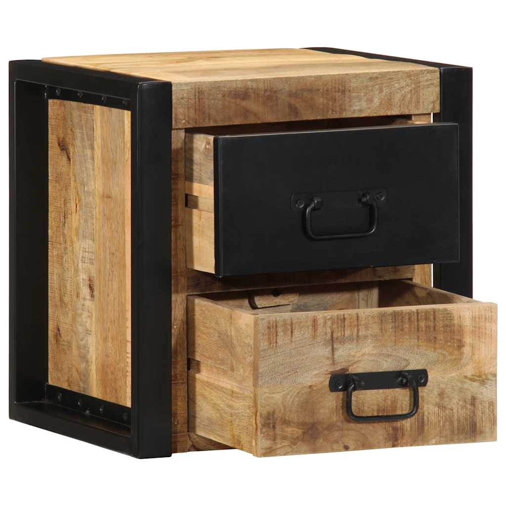 vidaXL Szafka nocna 40x35x25 cm lite drewno surowe mango