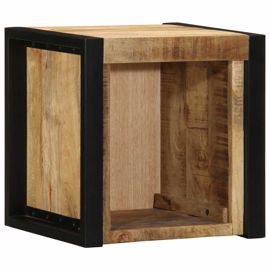 vidaXL Szafki nocne 2 szt. 40x35x40 cm Drewno lite surowe Mango