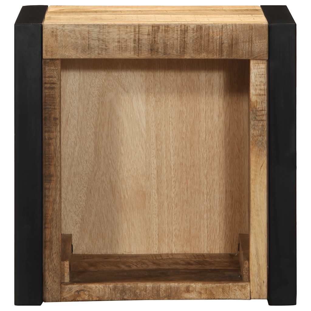 vidaXL Szafki nocne 2 szt. 40x35x40 cm Drewno lite surowe Mango