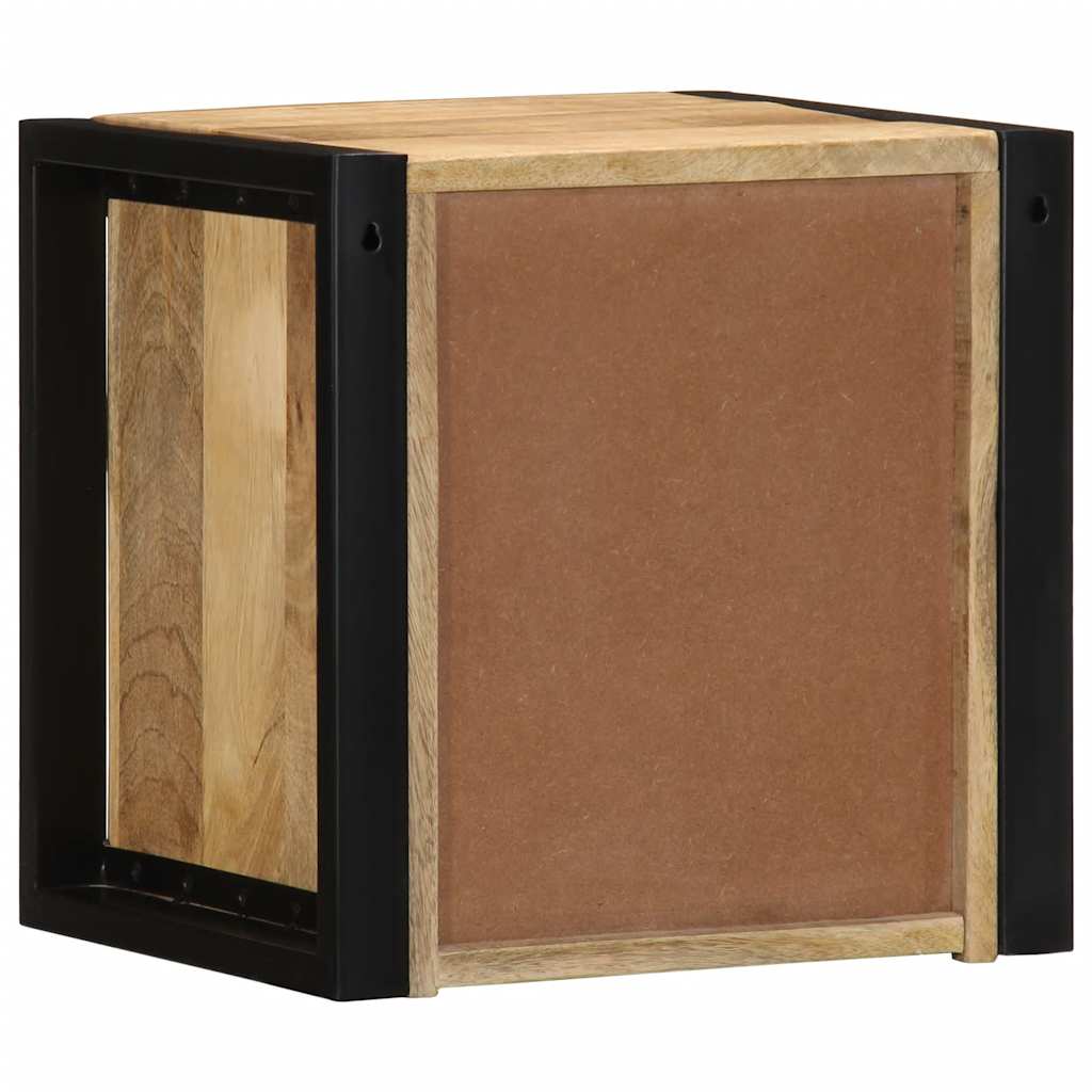 vidaXL Szafki nocne 2 szt. 40x35x40 cm Drewno lite surowe Mango
