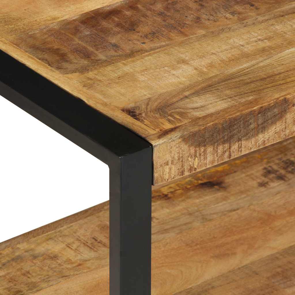 vidaXL Wieszak na ubrania 80x40x190 cm lite drewno surowe mango