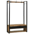 vidaXL Wieszak na Ubrania Brązowy 110 x 40 x 179 cm Lite drewno mango
