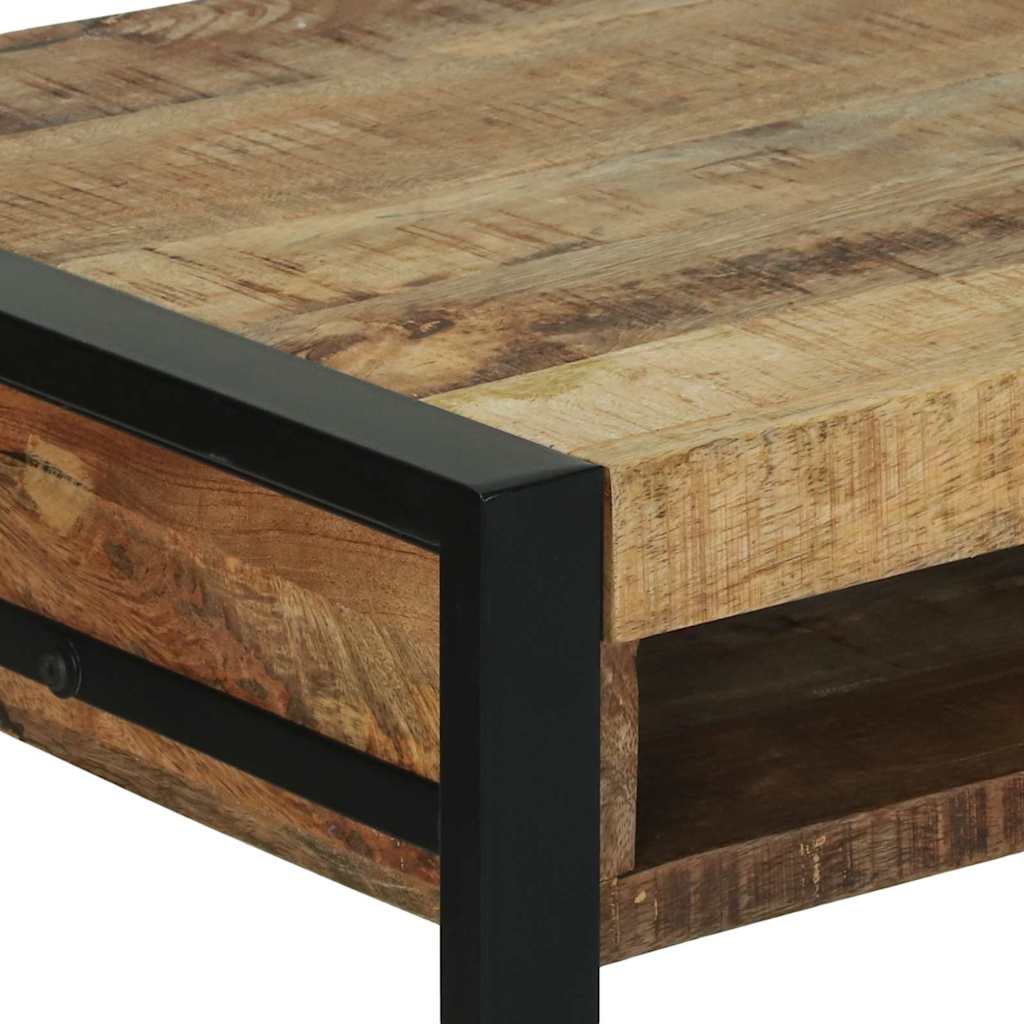 vidaXL Toaletka z półką Brązowy 100 x 50 x 75 cm Lite drewno mango